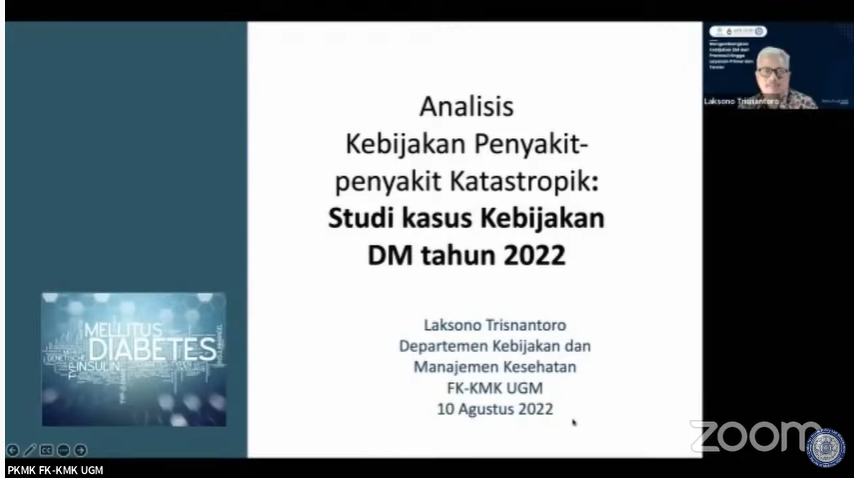 Webinar Series Dialog Kebijakan Diabetes Mellitus Chpm Fk Kmk Ugm