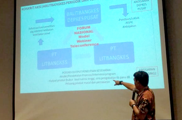 Reportase: Pertemuan Jejaring Penelitian dan Pengembangan Kesehatan (Jarlitbangkes)