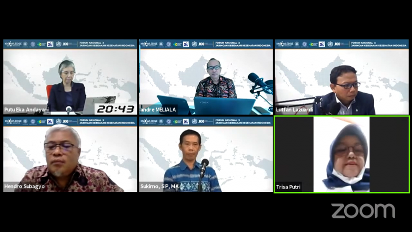 Reportase Forum Nasional X Jaringan Kebijakan Kesehatan Indonesia Topik 4: Pendekatan Knowledge Management untuk Memperkuat Sistem Kesehatan dalam Merespon Pandemi COVID-19