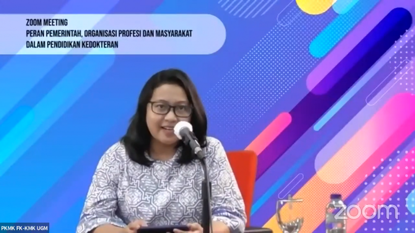 Reportase Zoom Meeting: Peran Pemerintah, Organisasi Profesi dan masyarakat dalam Pendidikan Kedokteran