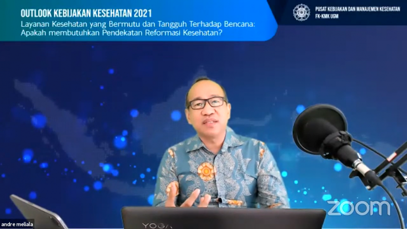 Reportase Tahap I: Membahas Berbagai Penelitian dan Pengembangan yang dilakukan PKMK FK-KMK UGM di Tahun 2020