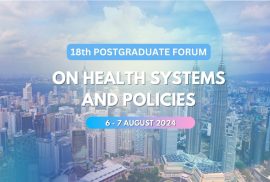 18th Postgraduate Forum on Health Systems and Policies
